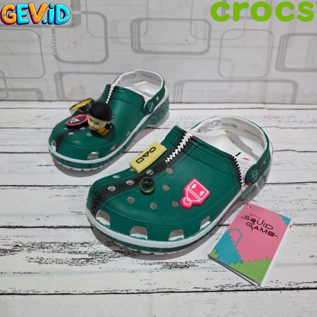 SANDAL CROCS SQUID GAME MAN - CROCS SQUID GAME - SANDAL CROCS PRIA