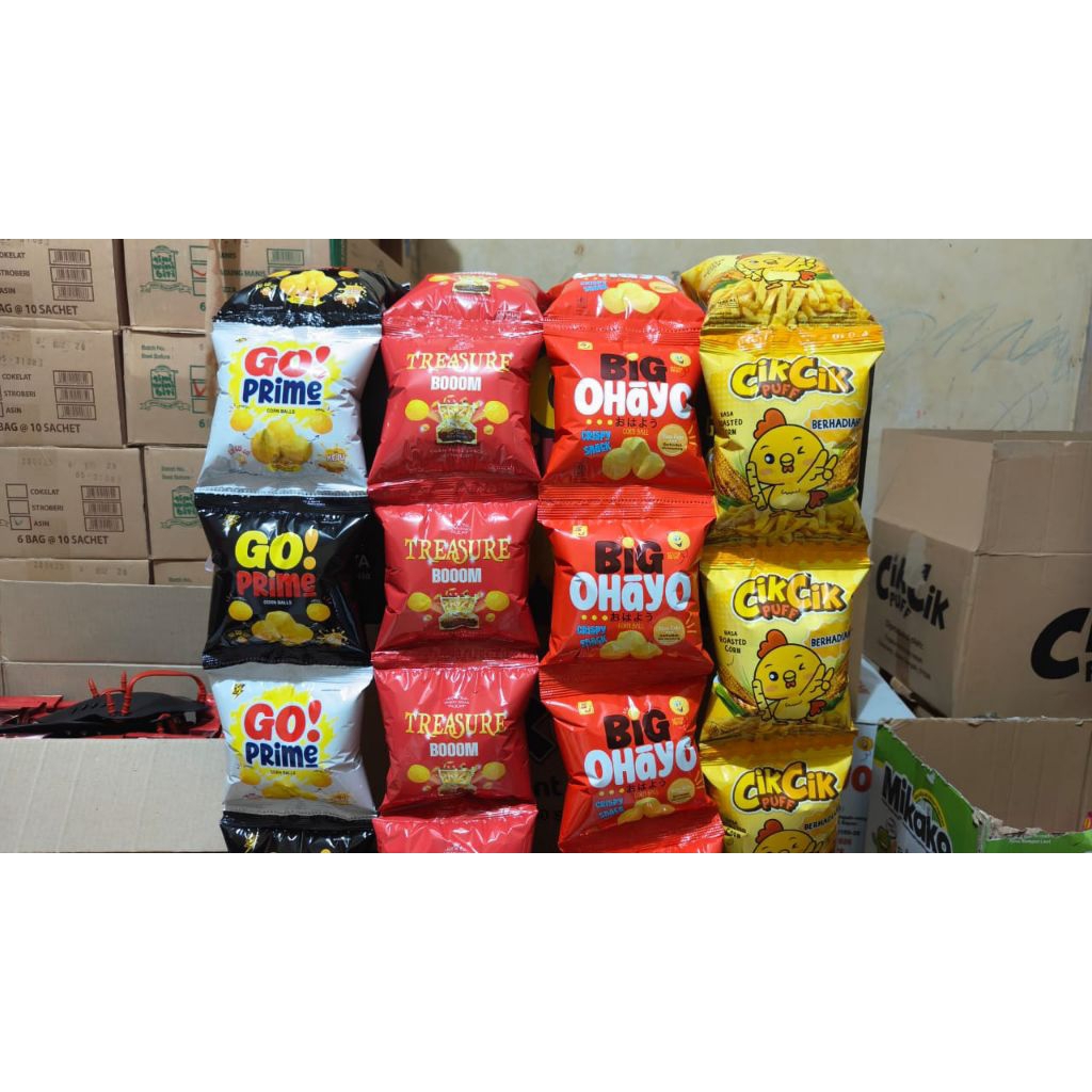 

OHAYO / GO PRIME / TREASURE/ BABY PRINCES ANEKA SNACK BERHADIAH