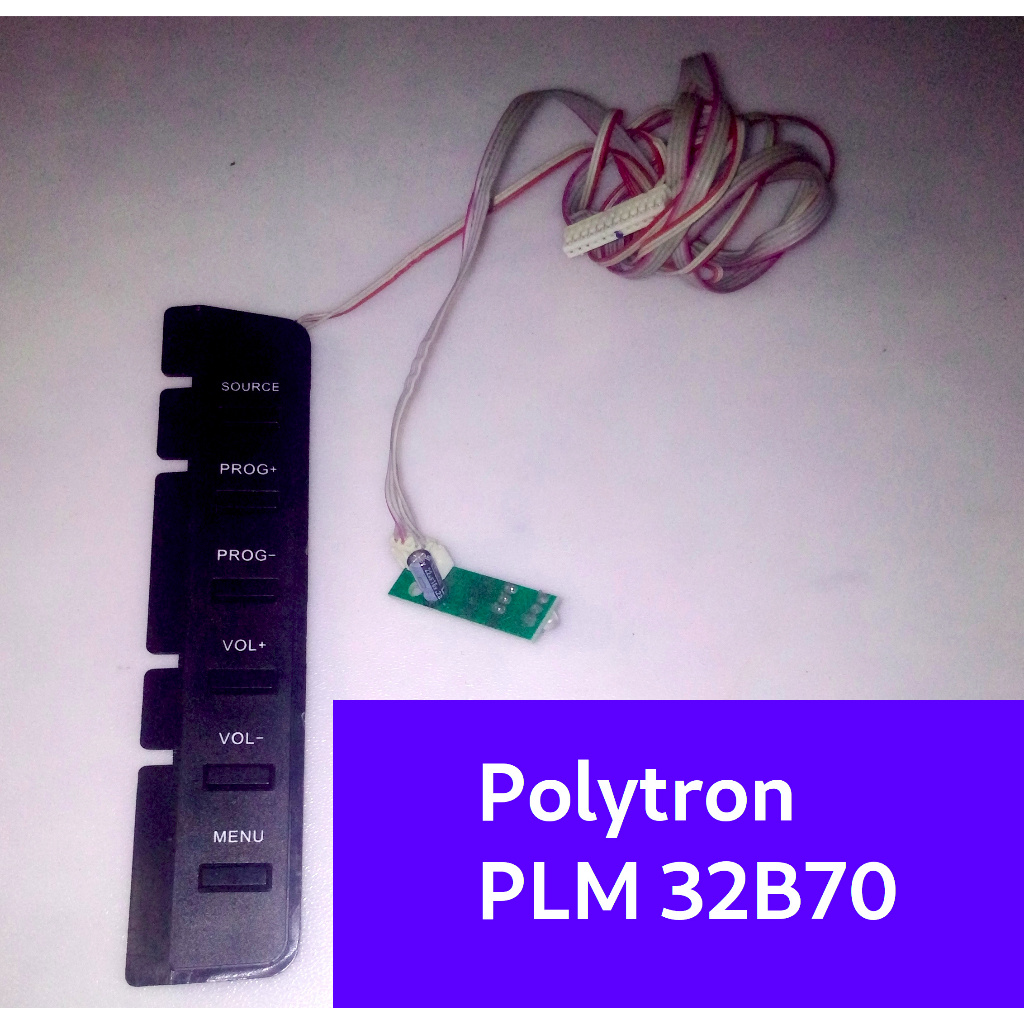 Tombol Menu - IR Sensore Remote TV LCD Polytron PLM 32B70