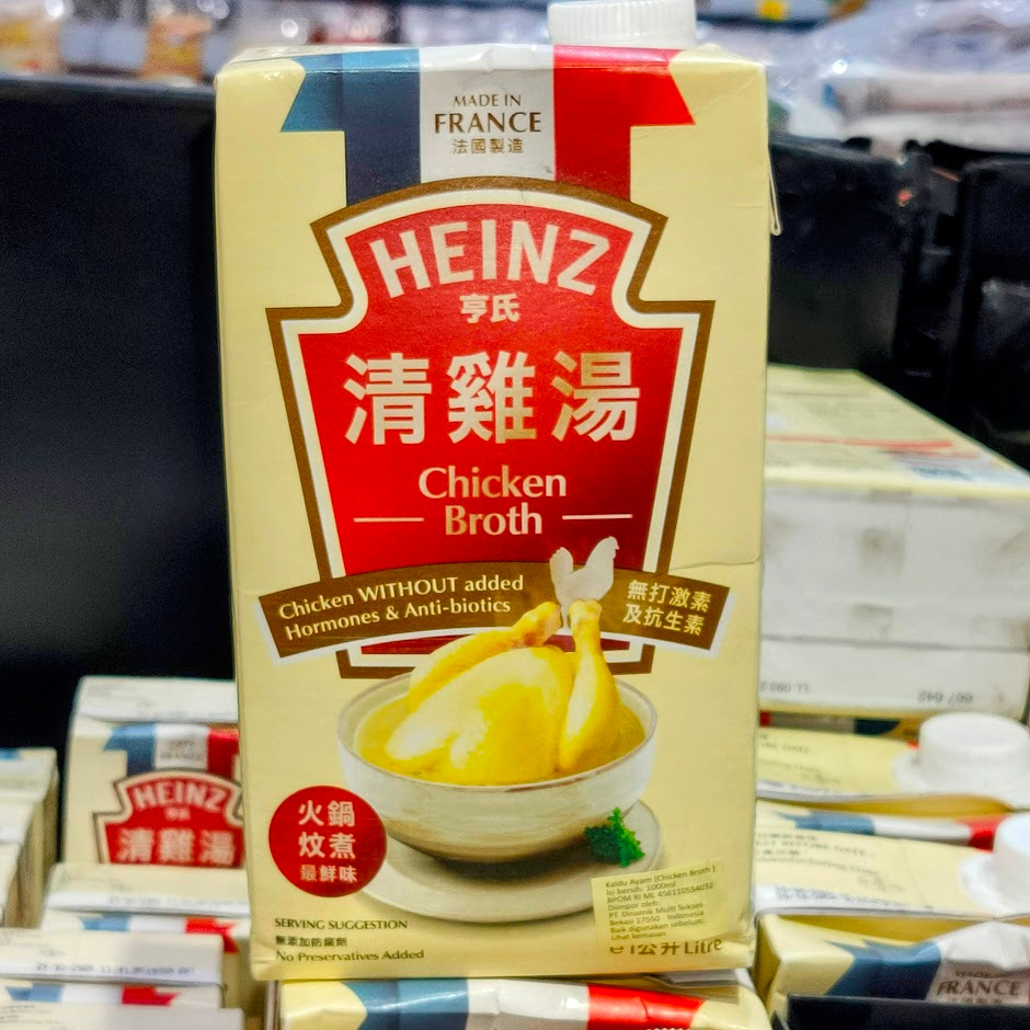 

HEINZ Chicken Broth 1Liter - Kaldu Ayam Konsentrat Halal