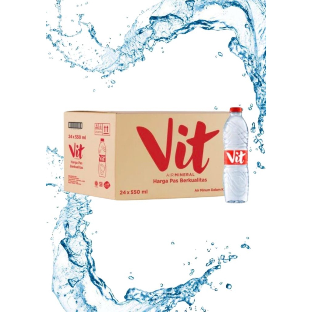 

Vit Air Botol 550 ml ( 1 dos isi 24 botol )
