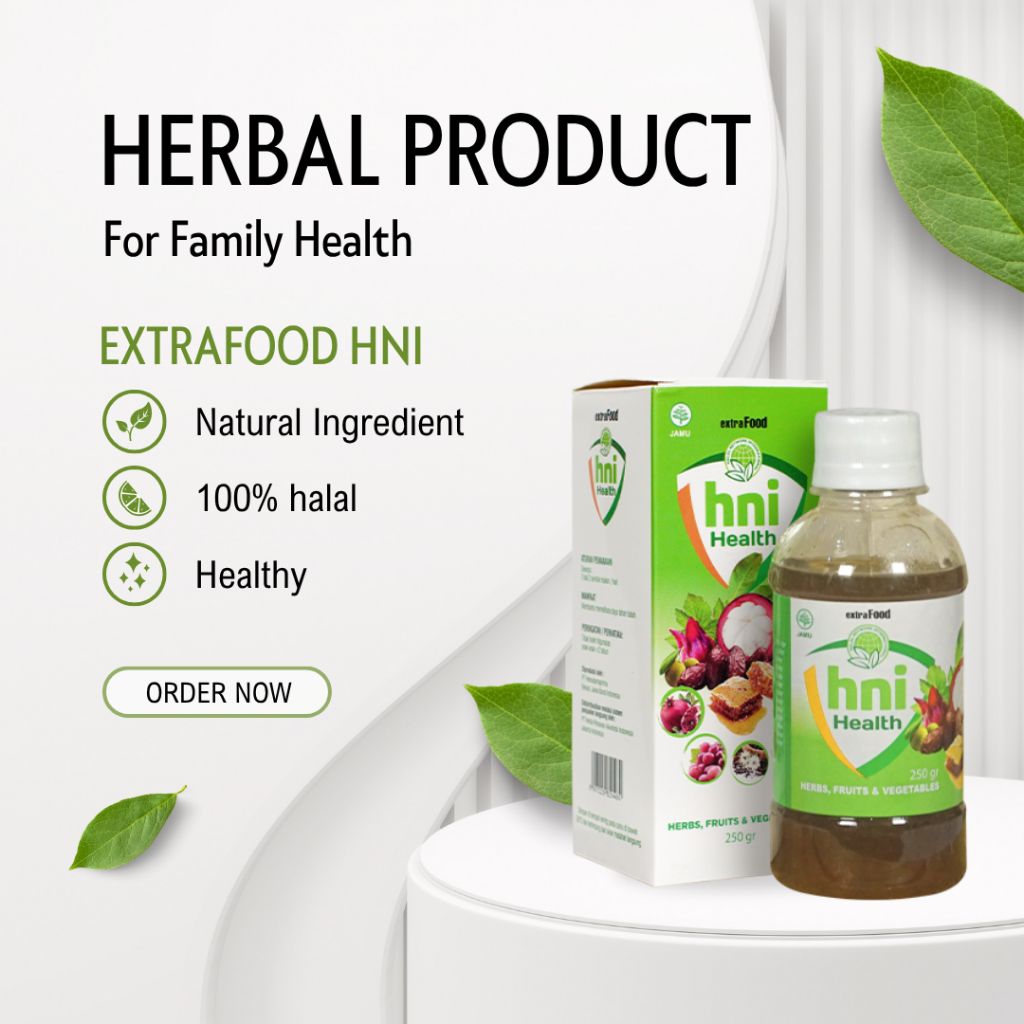 

Extrafood HNI Health Suplemen Kesehatan Madu buah