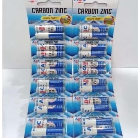 (2 Pcs) Baterai A3 ABC Biru / Baterai ABC Biru A3