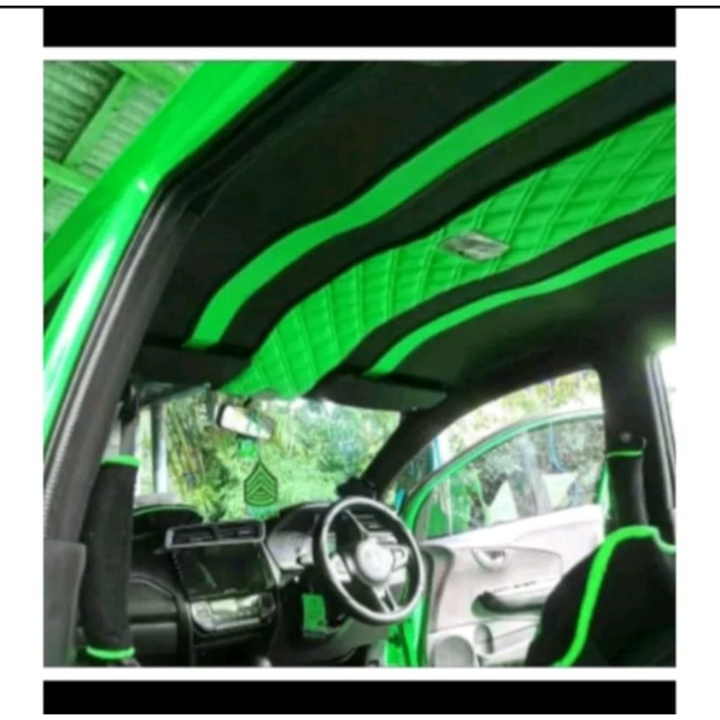 variasi lapis atap plafon motif wajik kendaraan/mobil minibus cayla+sigra