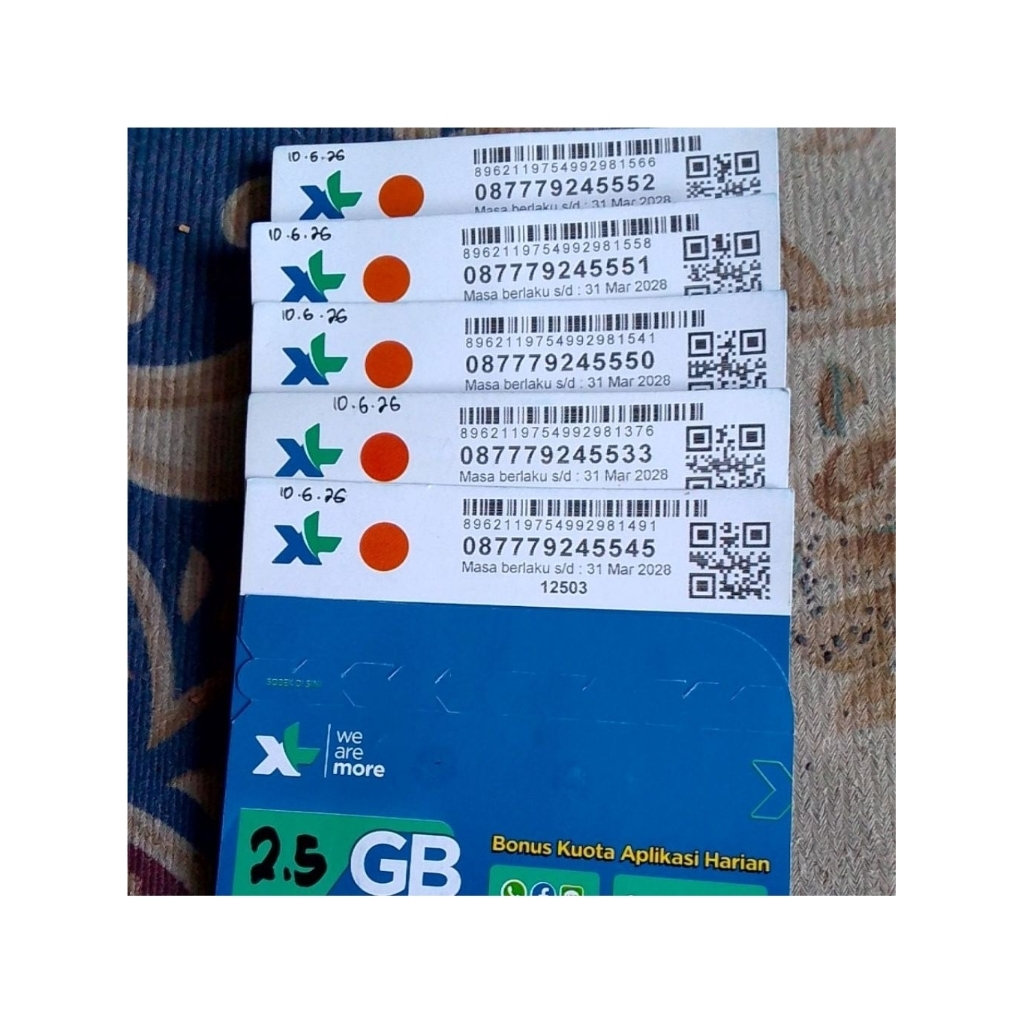 XL no cantik murah kuotanya 2,5 GB