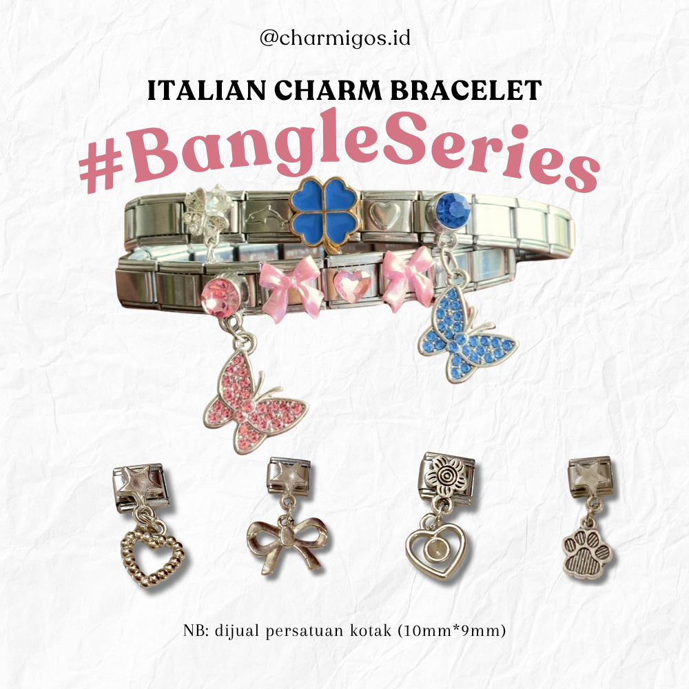 Italian Charm Bangle Charmigos-Y2K Gelang stainless steel