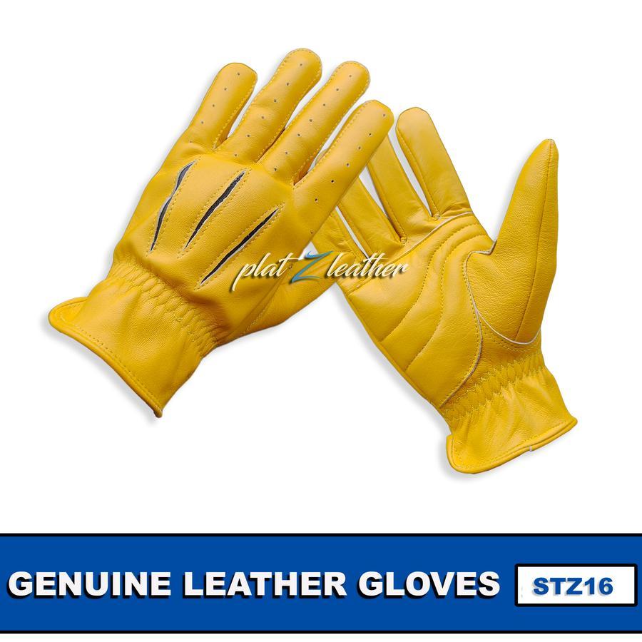 Sarung tangan kulit asli Garut . Riding Gloves