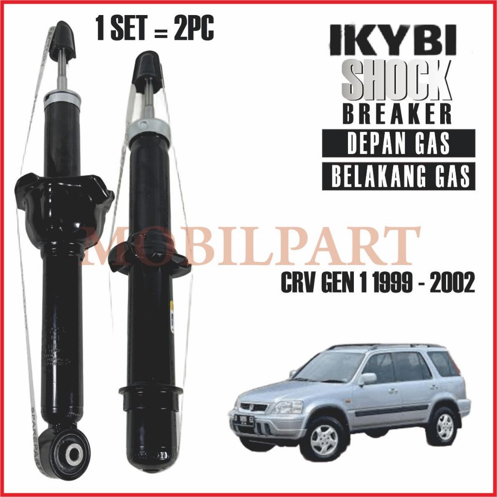 SHOCK CRV GEN 1 1999 - 2000 DEPAN BELAKANG IKYBI SHOCKBREAKER CRV GEN 1 IKYBI SKOK BREAKER SEKOK