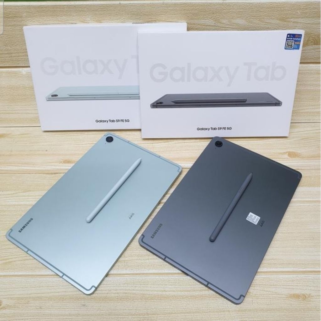 SAMSUNG TAB S9 FE 5G 6/128GB Resmi Indonesia Bekas Second WIFI CELL