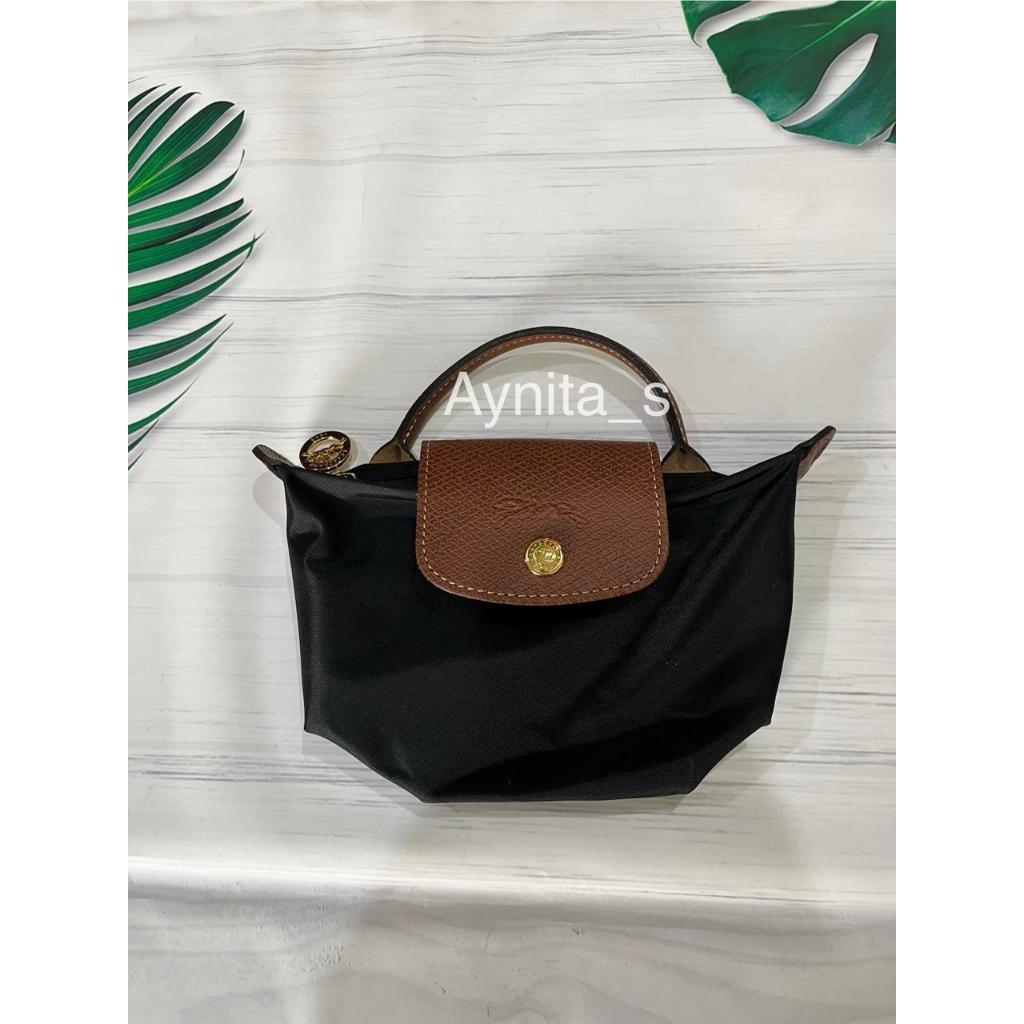 Tas Longchamp Mini Pouch Black
