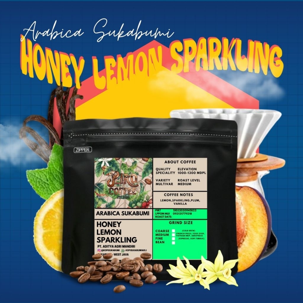 

Arabika Honey Lemon Sparkling Speciality Coffee Kopi Sukabumi Infussed Coffee