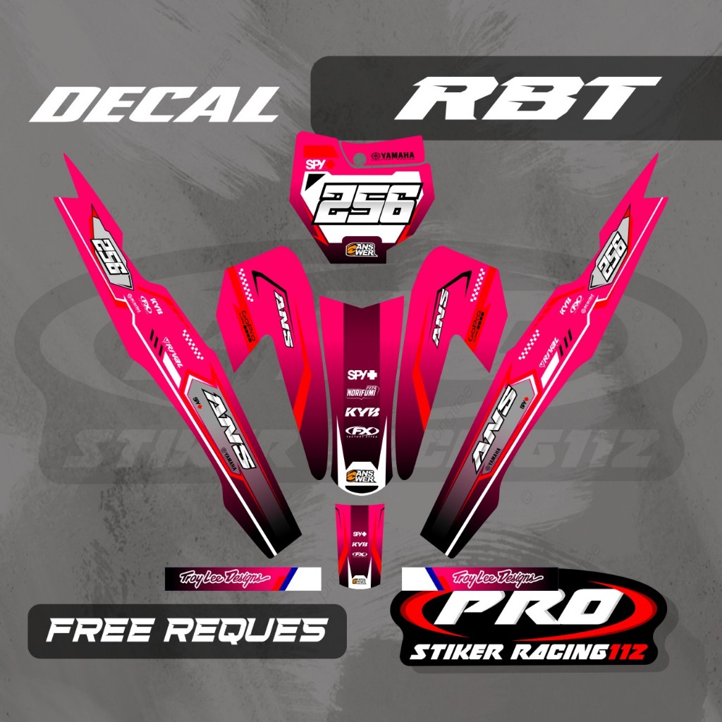 DECAL RBT BODY JUPITER YAMAHA VEGA NEW FULL BODY DEKAL STICKER STRIPING TERBARU HONDA REVO