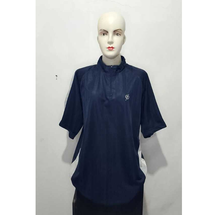 Jersey Biru Dongker Selerekan Pria/Wanita