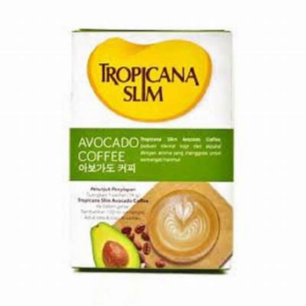

Tropicana Slim Avocado Coffee Dus 14g 1dus isi 12 x 4S