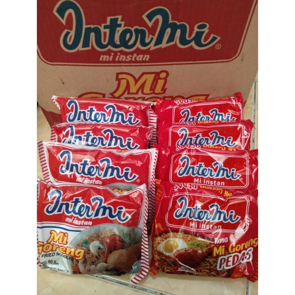 

intermie Paket dapat 8 pcs mie instan goreng PT indofood