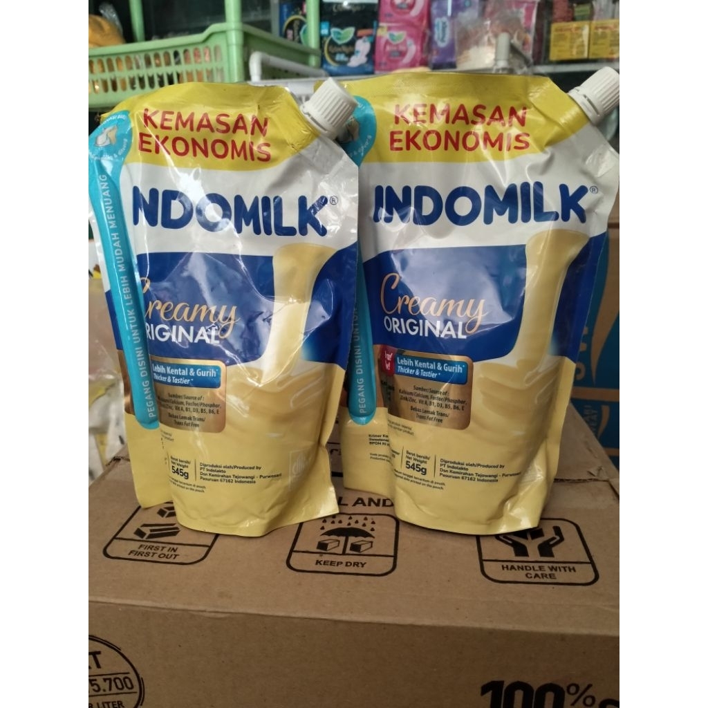 

Indomilk 545ml susu kental manis putih-coklat sehat bergizi SKM