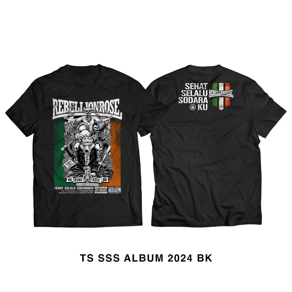 Kaos Rebellion Rose Sehat Selalu Sodaraku T-Shirt Distro Unisex