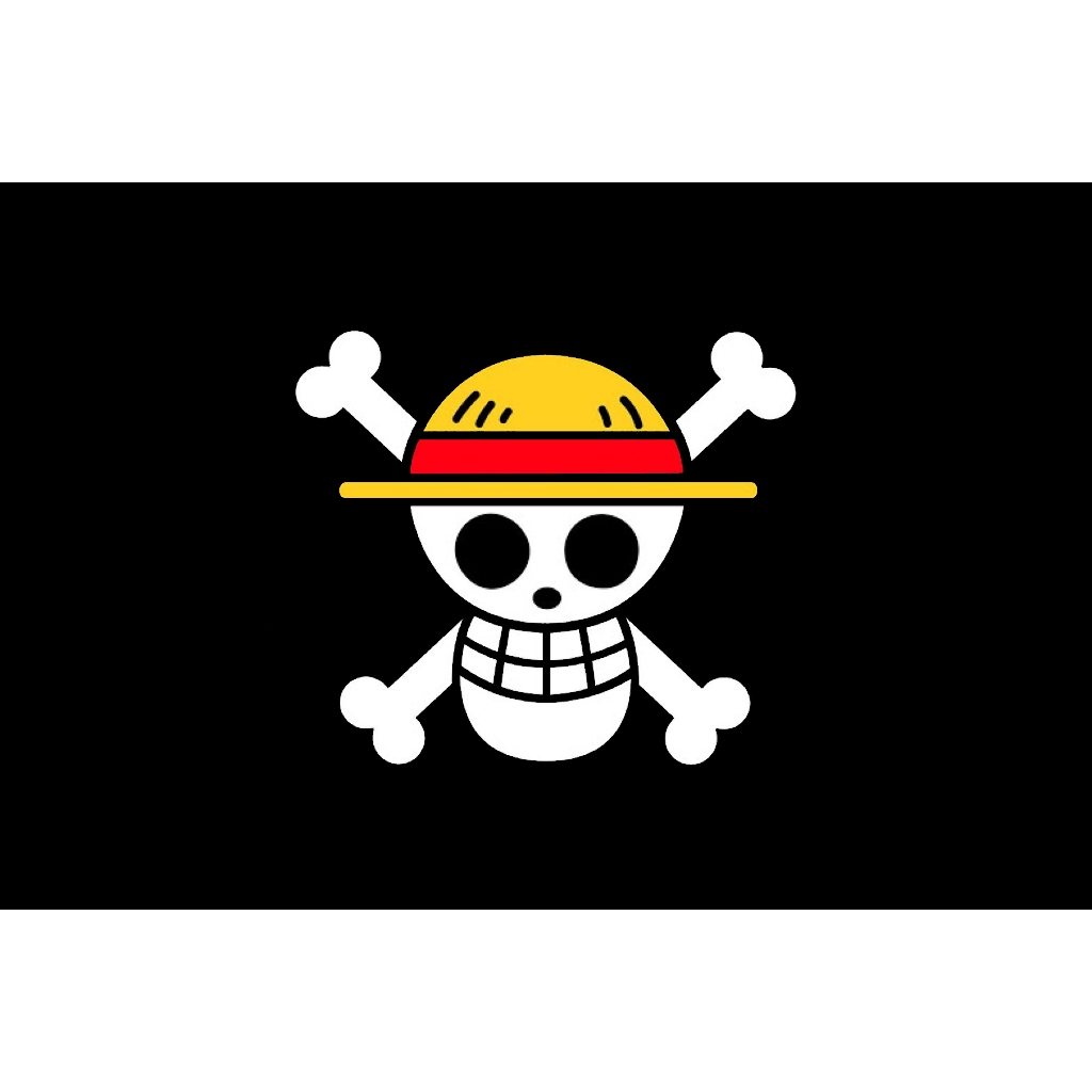 

STICKER BENDERA ONE PIECE LAMINASI DOFF