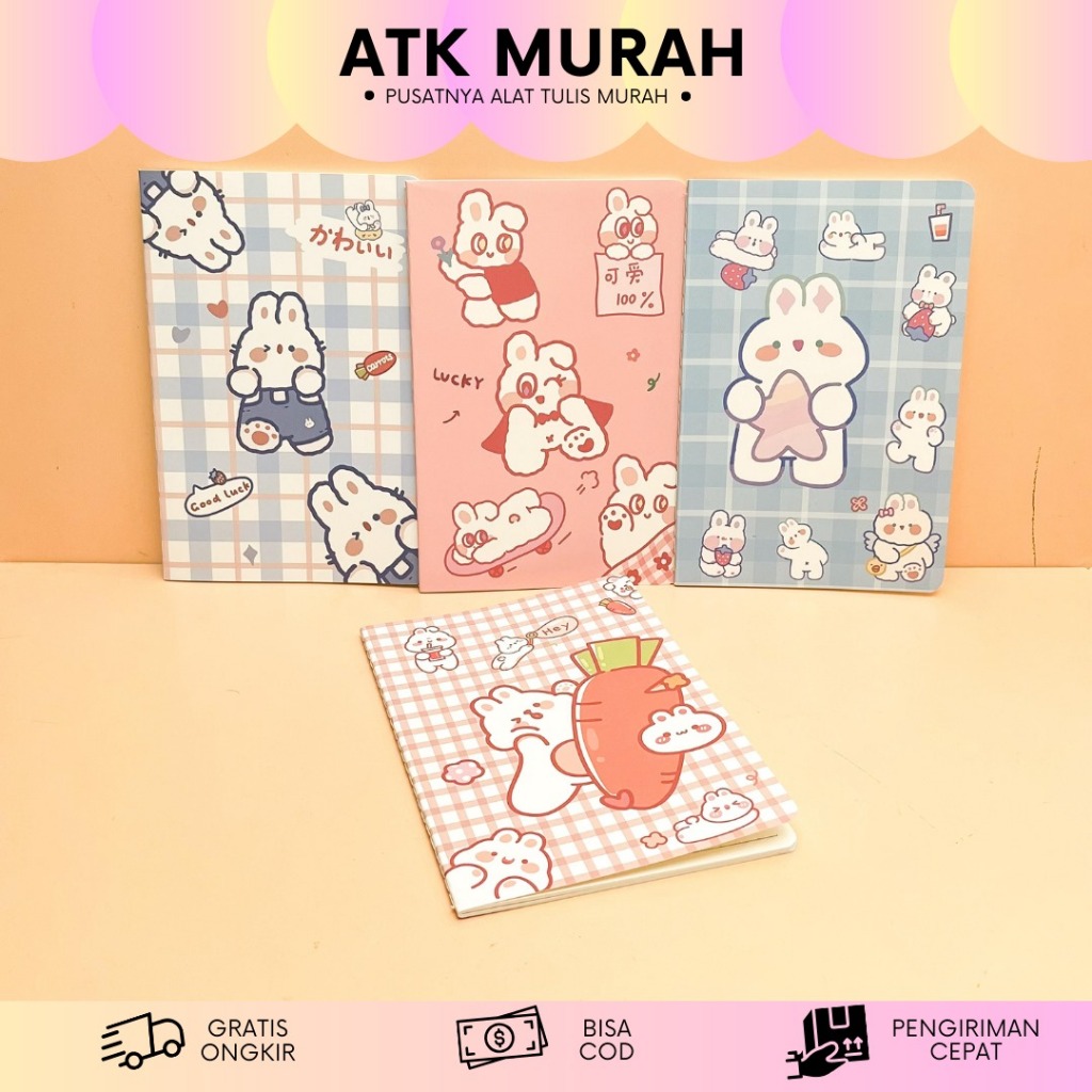 

BUKU STANDAR A5 KOTAK KELINCI BK-1997 BOOK Notebook bergaris A5/Buku Tulis Sekolah lembar garis