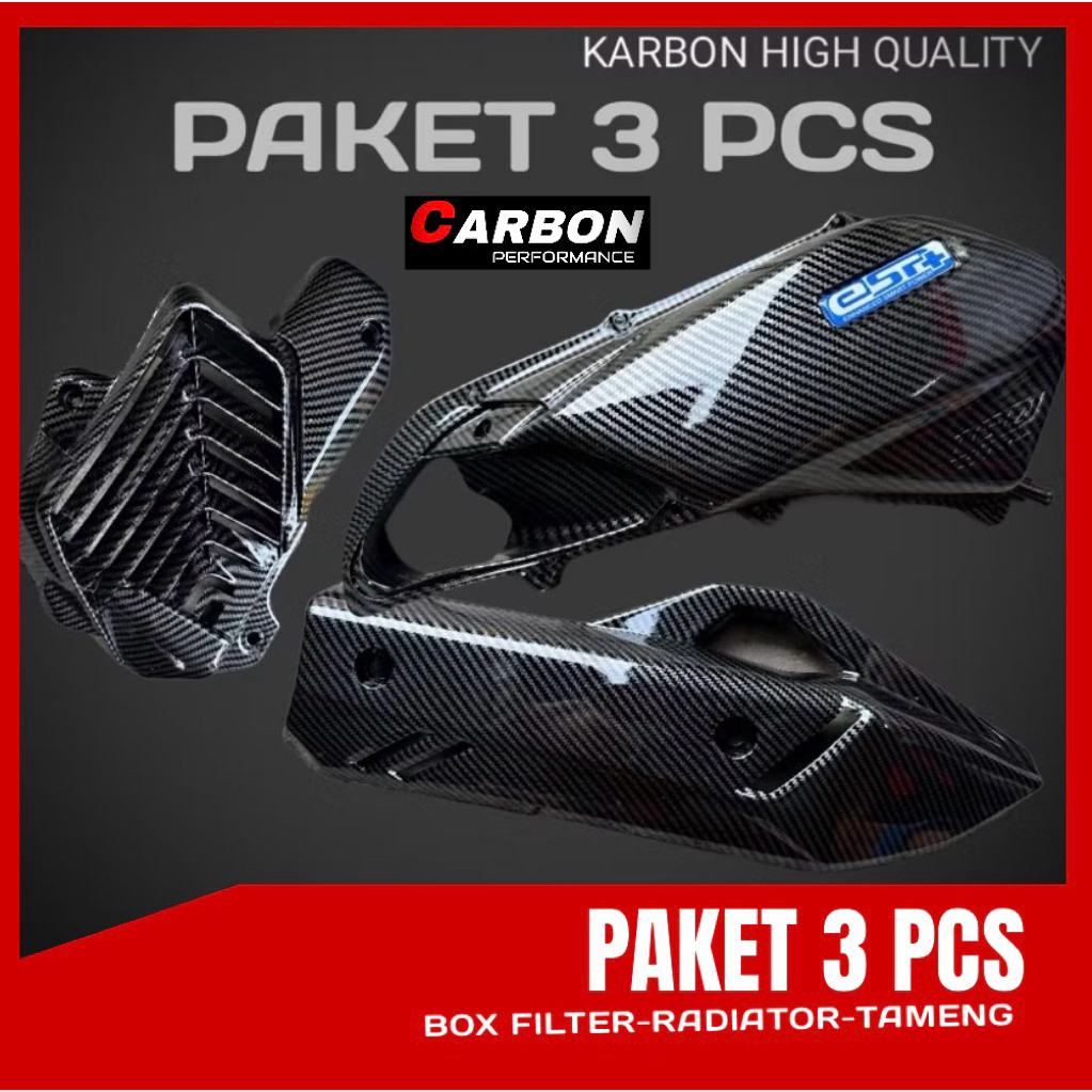 PAKET CARBON PCX 160 3 PCS paket carbon pcx 160 3 pcs paket carbon Vario new 160 PCX new 160 variasi