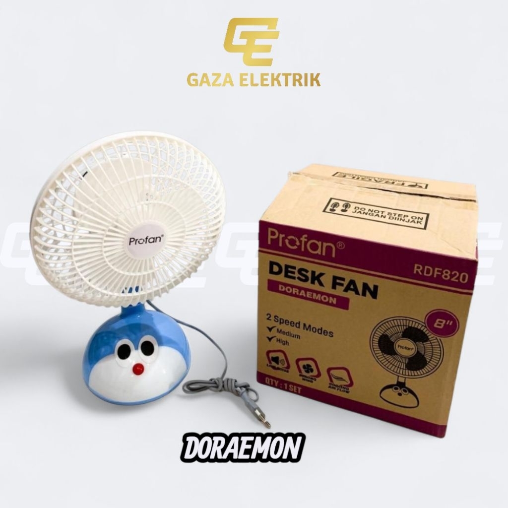 kipas Desk fan karakter PROFAN ukuran 8inc