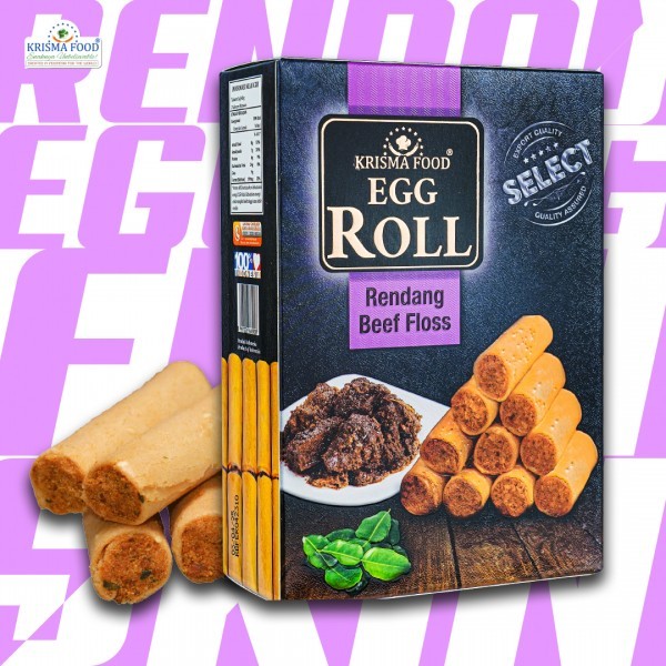 

[oddsolshop] pekanbaru/Krima Food Egg Roll Rendang 80GR