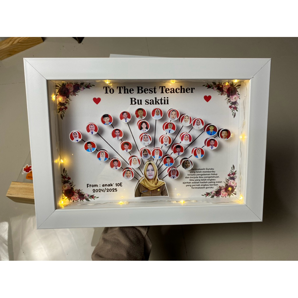 KADO GURU PURNA BALON/KADO BINGKAI/BINGKAI 3D/BINGKAI BAGUS /KADO BINGKAI FIBER/KADO BINGKAI PUTIH/K