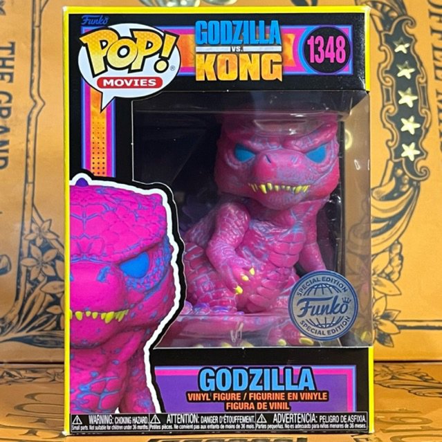 Funko Pop Movies: Godzilla Vs. Kong - Godzilla Blacklight #1348
