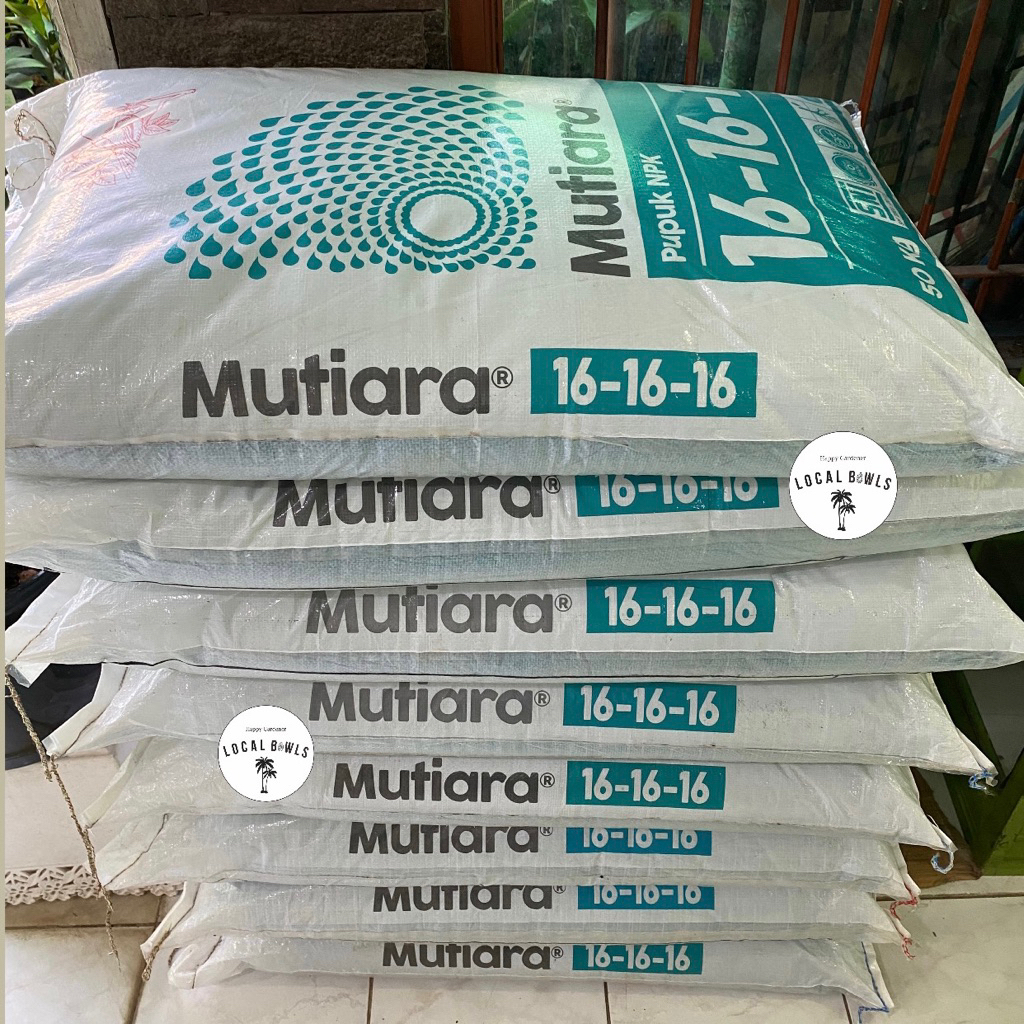 pupuk npk mutiara 161616 meroke karung 50kg