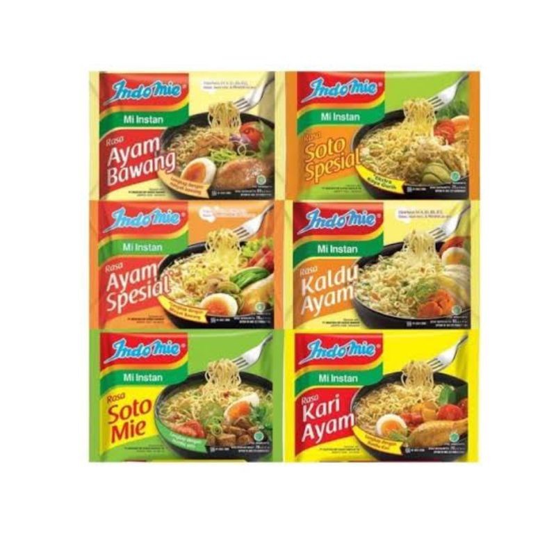 

Indomie Kuah All Varian - Mie Instan Indomie