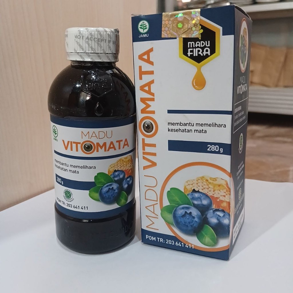 

VITOMATA Madu Untuk Kesehatan Mata 100% Original BPOM Isi 280 gram