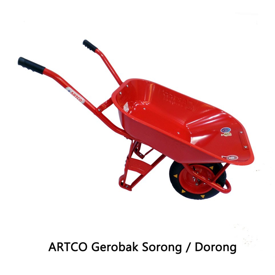 Gerobak Sorong Artco Original Asli - ARCO ARTCO Gerobak Sorong Merah Unggul Gerobak Dorong Pasir Cor