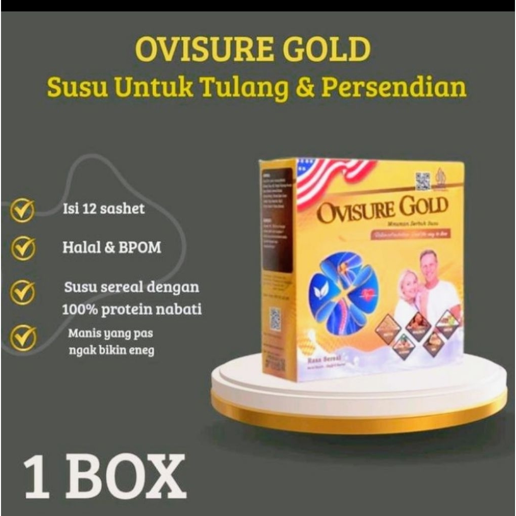 

OVISURE GOLD MILK SUSU OBAT TULANG DAN SENDI YG SEHAT 100% import USA