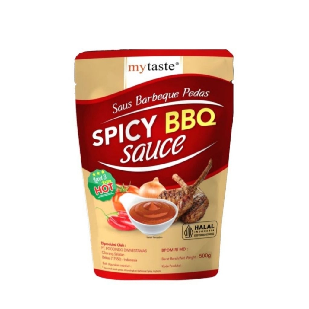 

MY TASTE SAUS BARBEQUE PEDAS LEVEL 3 500GR