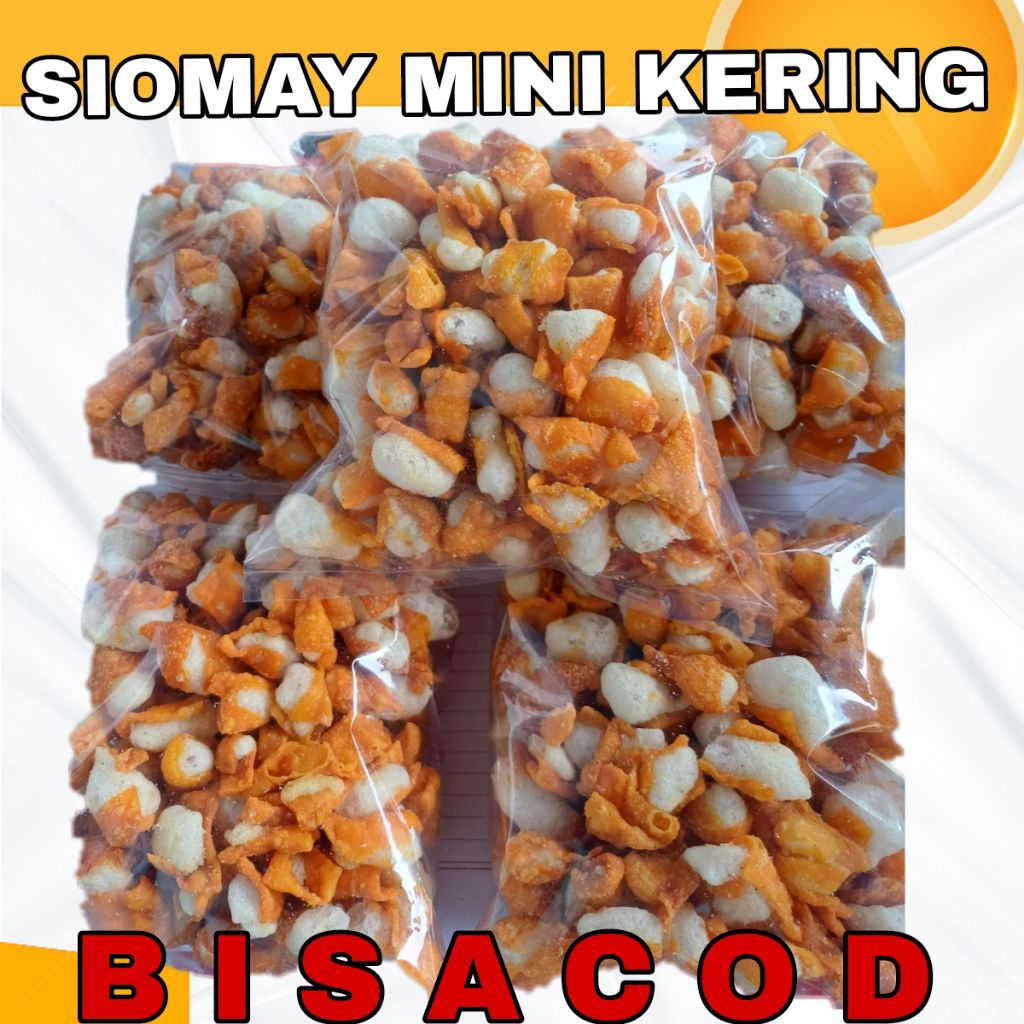 

SIOMAY MINI KERING SIOMAY KILOAN / CUANKI SIOMAY SERBA GOCENG / SIOMAY KERING BATAGOR MINI GURILEM TOPING BOCI SEBLAK GURIH RENYAH