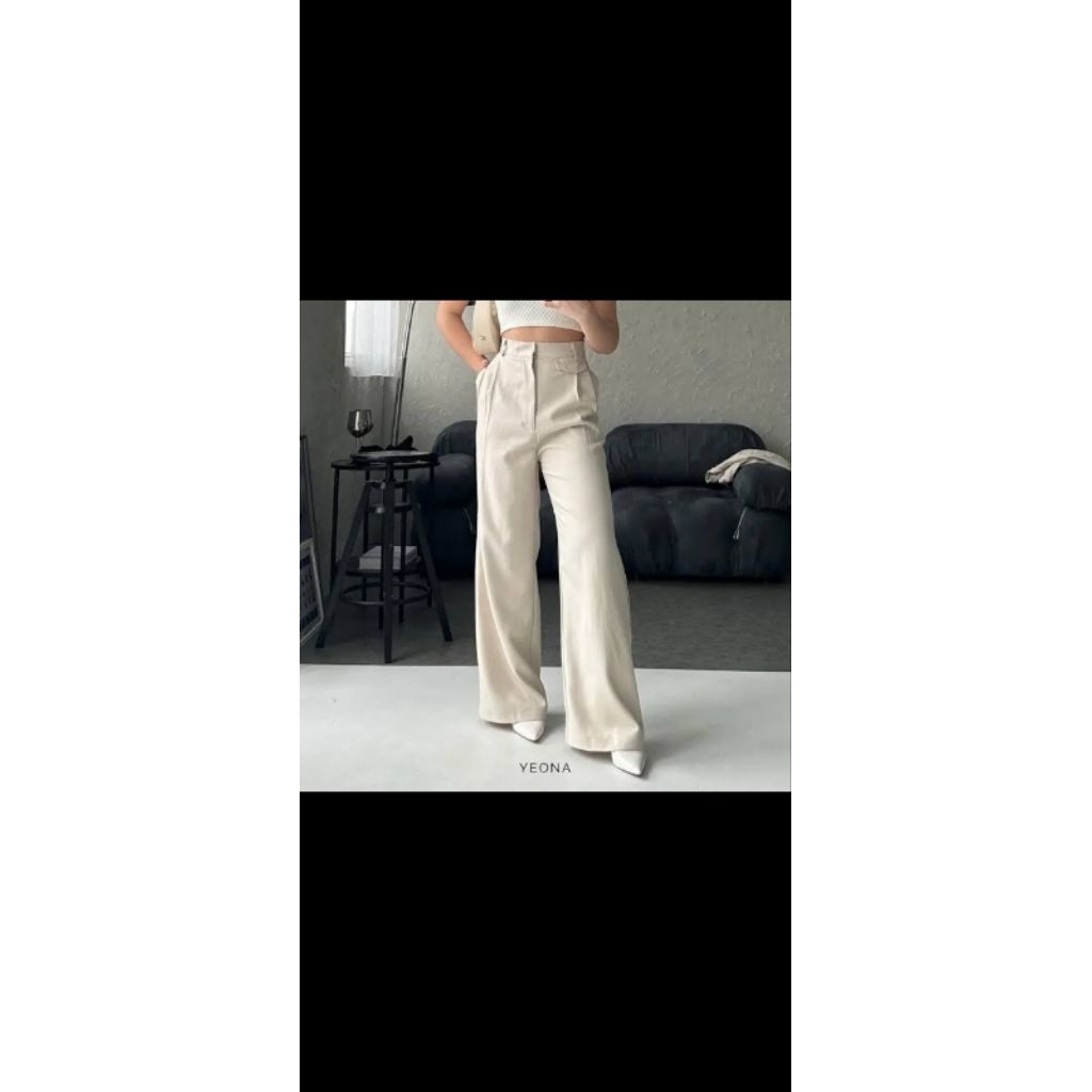 Oro Pants Yeona Ivory Size M