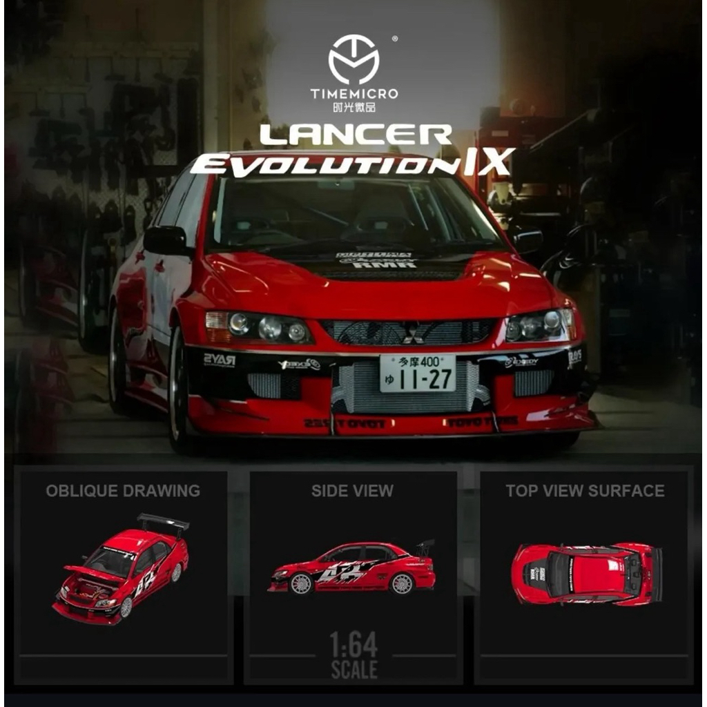 orderan om aji Time micro Lancer Evo IX Fast and Furious dengan Figur