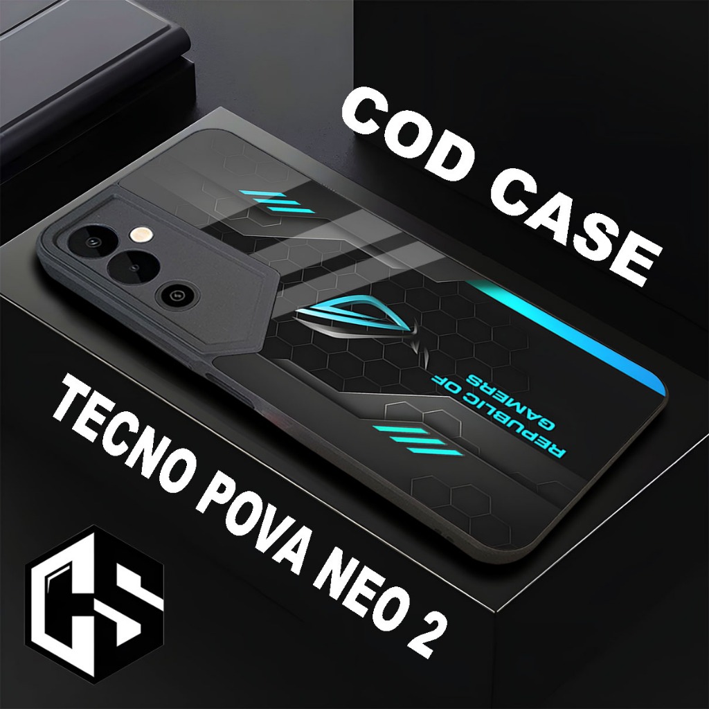 (COD 127)Softcase Glossy untuk Hp TECNO POVA NEO 2/case pova neo 2/casing pova neo 2/case Handphone