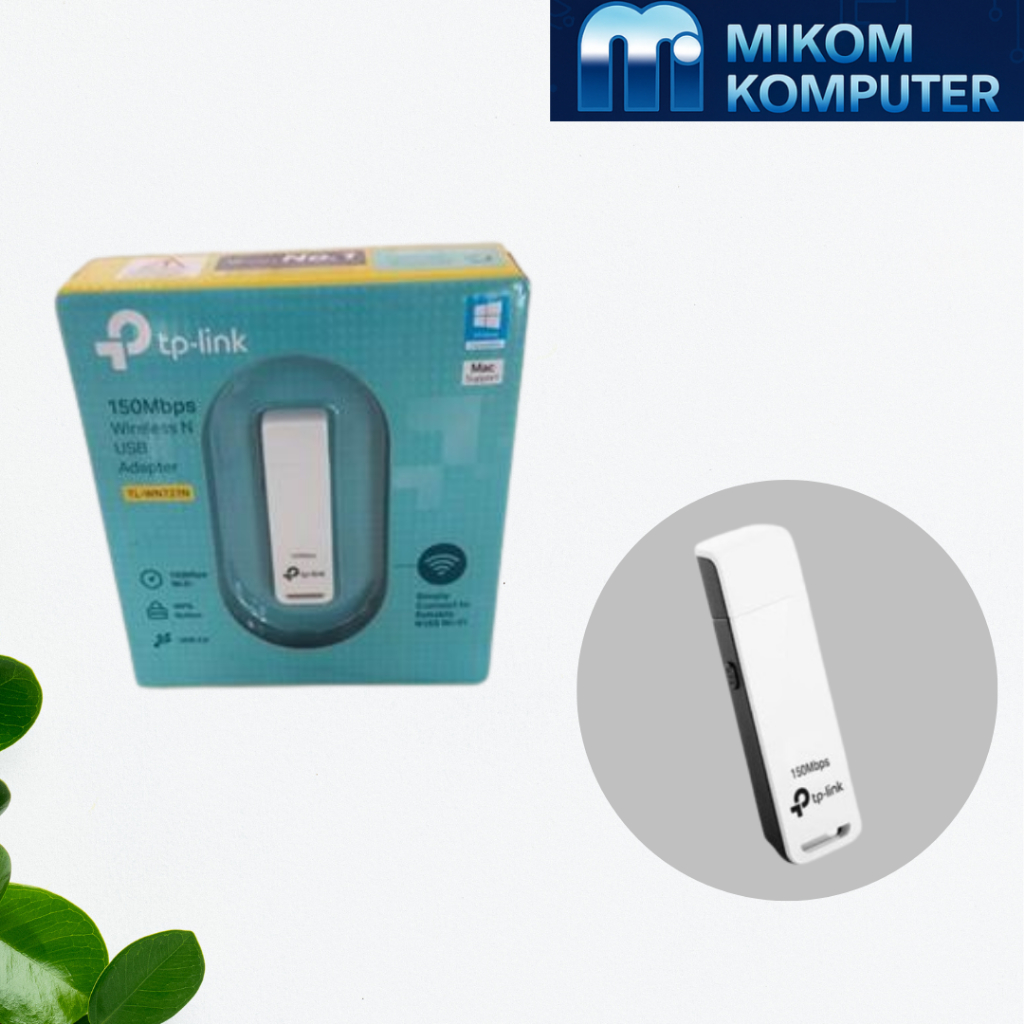 TP-Link TL-WN727N 150Mbps Wireless USB Adapter – WiFi Receiver USB 2.0 Plug & Play