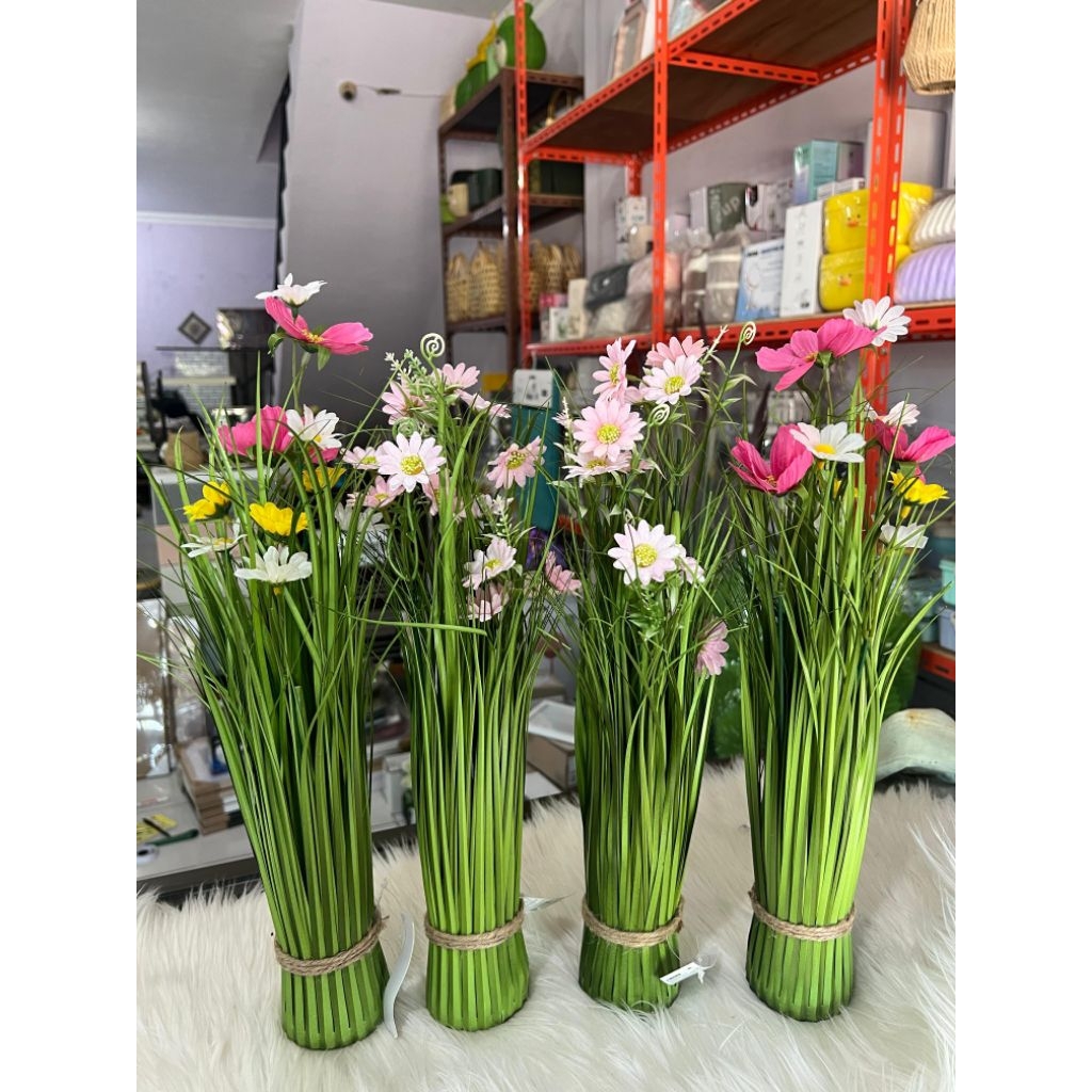 INFORMA ARTIFICIAL ONION GRASS 6.5X45 CM // ARTIFICIAL INFORMA // TANAMAN ARTIFICIAL // BUNGA HIAS