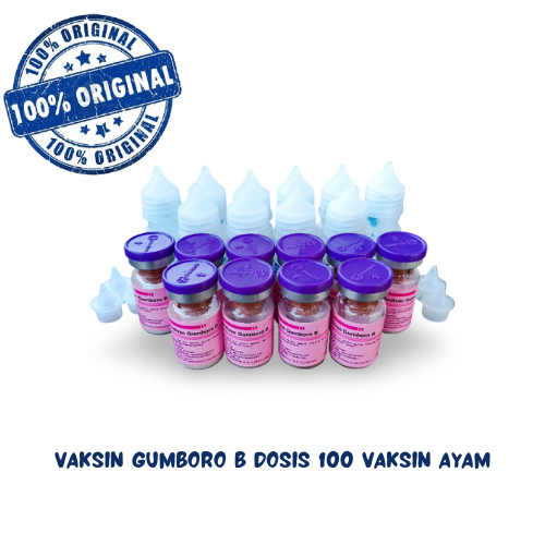 10 Vaksin Gumboro B Dosis 100 Vaksin Ayam