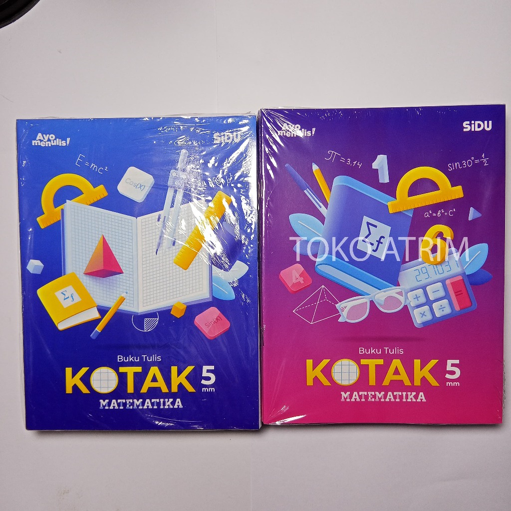 

SIDU Buku Kotak Kecil | Buku Strimin | Buku Matematika Kotak Kecil | Isi 38 Lembar | 1 Pak isi 10 pcs