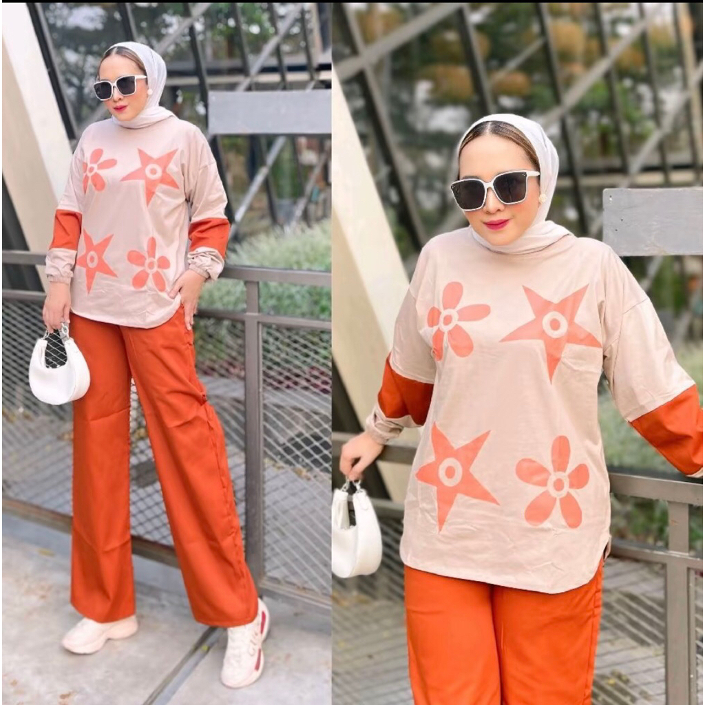 promo cod Set Cel kemeja  //One set Premium || Setcel Wanita Kekinian //setcel terbaru