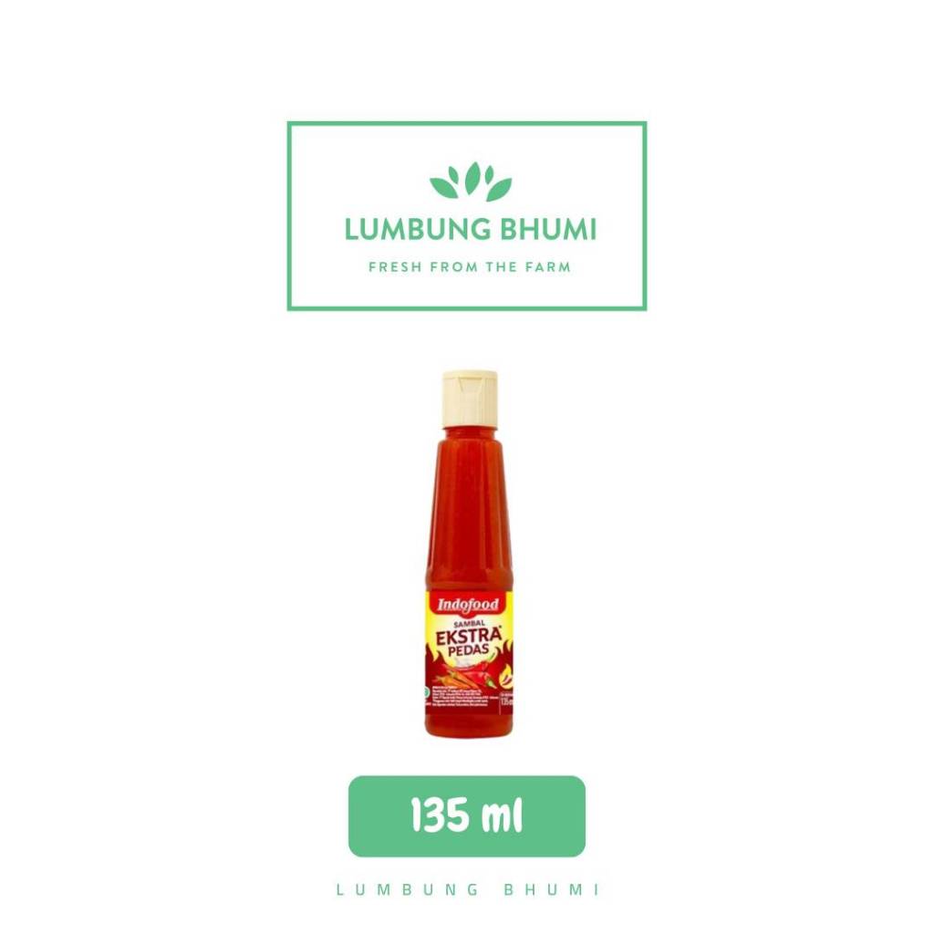 

INDOFOOD Sambal Extra Pedas 135 ml 1 Pcs - Lumbung Bhumi