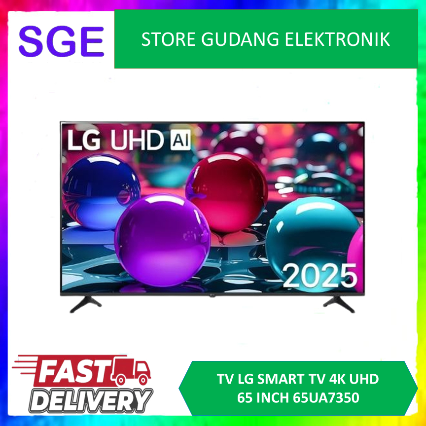 TV LG 65UA7350 LED 65 INCH SMART TV 4K UHD AI HDR10 PRO UPSCALED VISUAL 2025