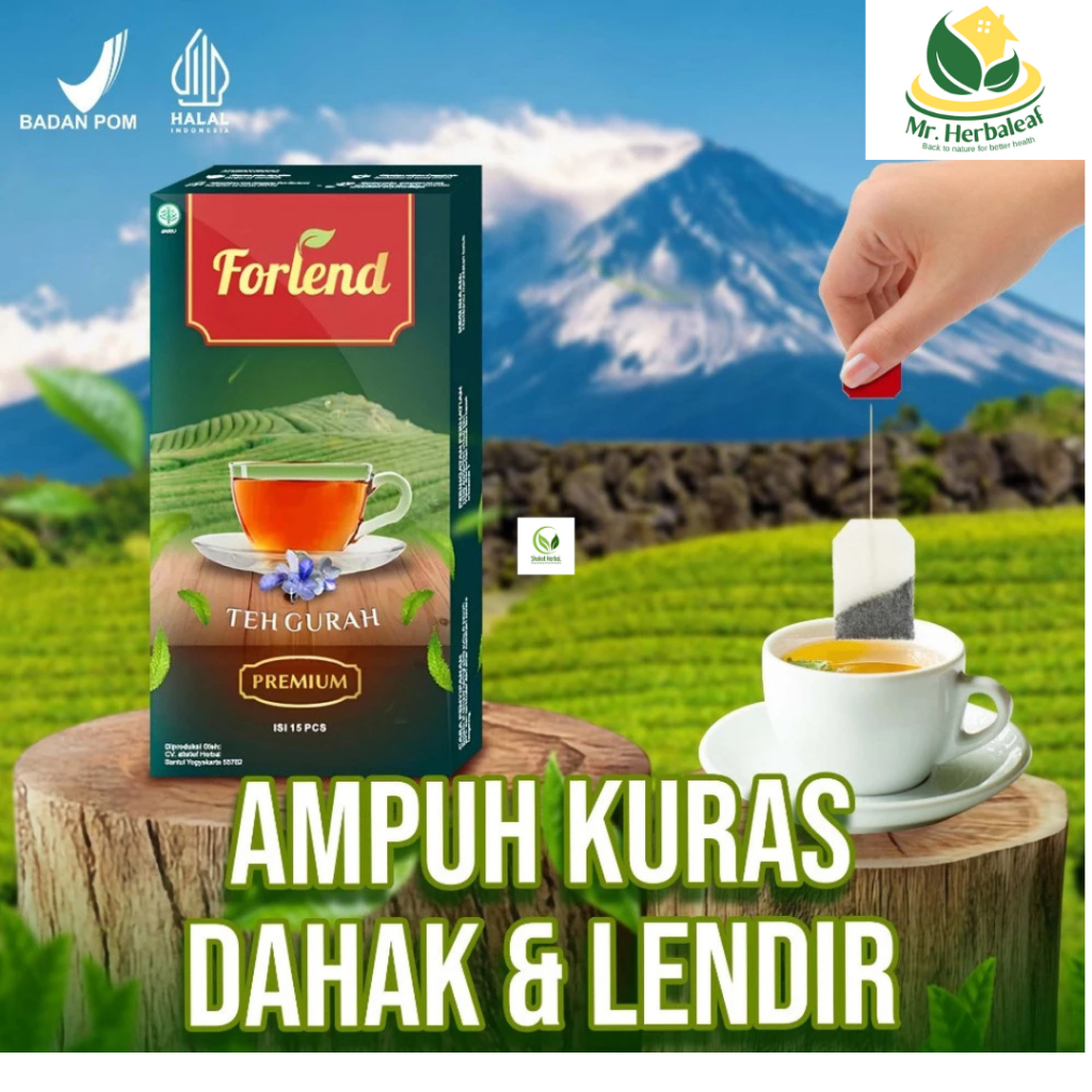 

Teh Gurah FORLEND- Sangat Ampuh Atasi Batuk Berdahak, Asma, Sinusitis, Hidung Tersumbat- BPOM Halal