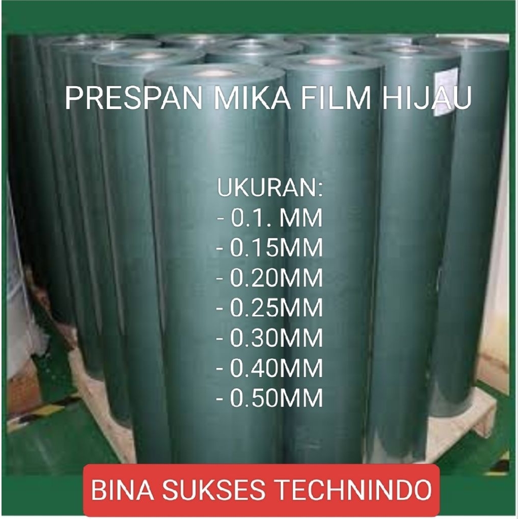 0.25MM PRESPAN KERTAS MIKA HIJAU KERTAS FILM DINAMO 0.25MM X 1MTR X 1MTR 0,25 0.25 MM