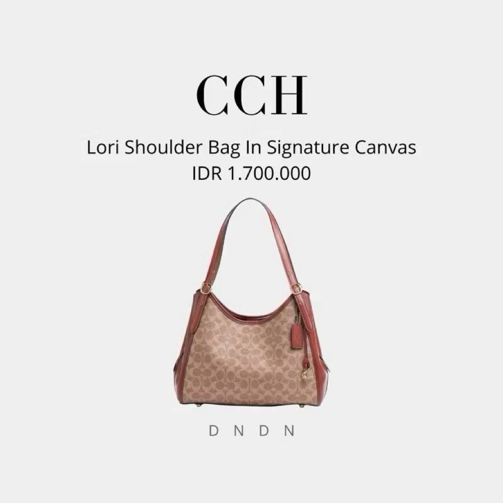 Lori Shoulder Bag In Signature Canvas