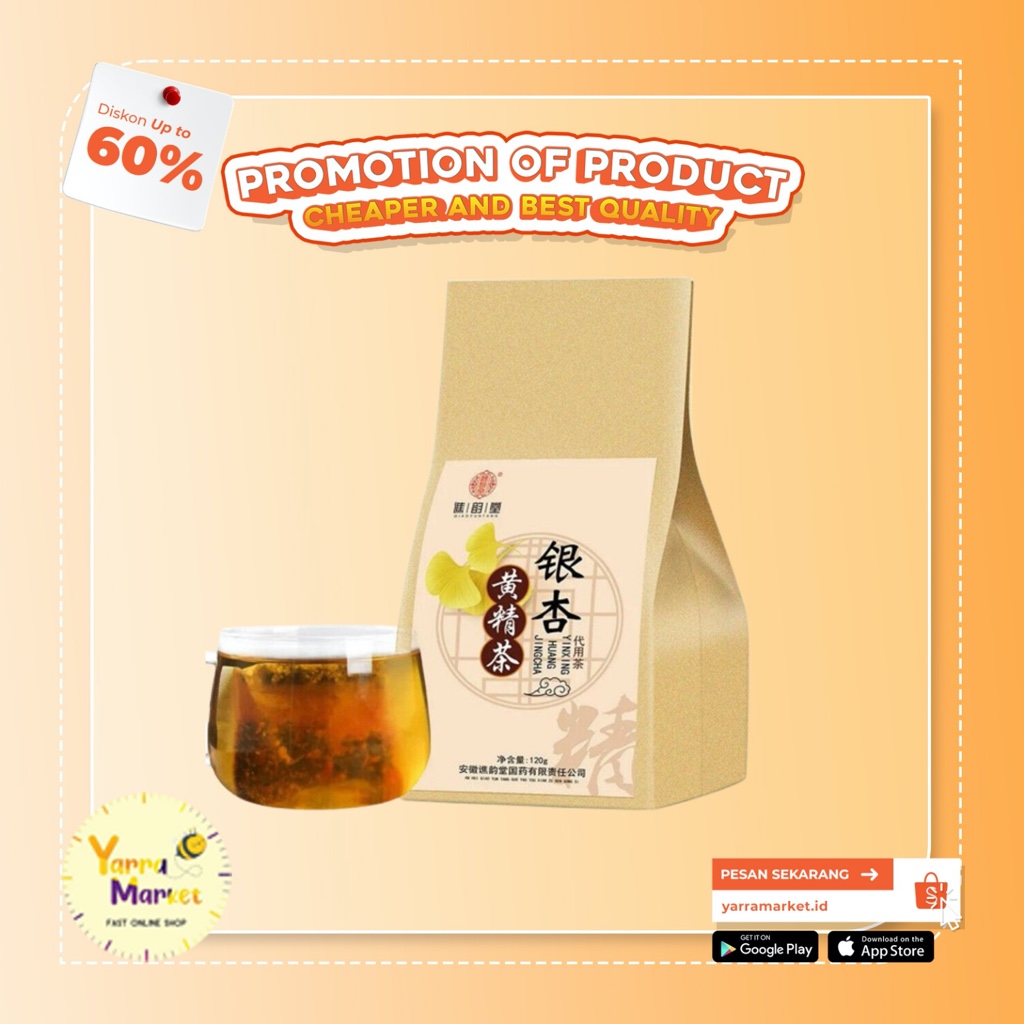 

TEH HERBAL GINGKO BILOBA (TEH CHENG WO) 150 gr