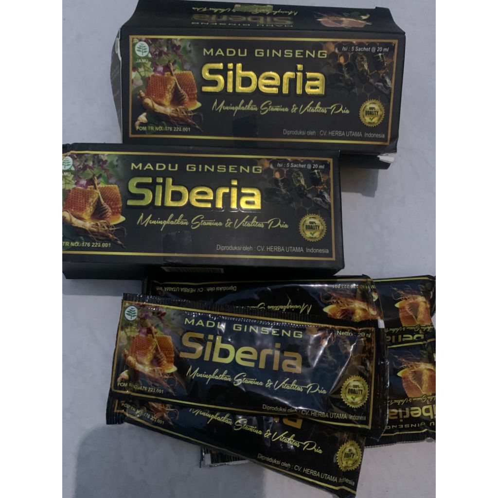 

Madu SIBERIA Ginseng Meningkatkan Stamina